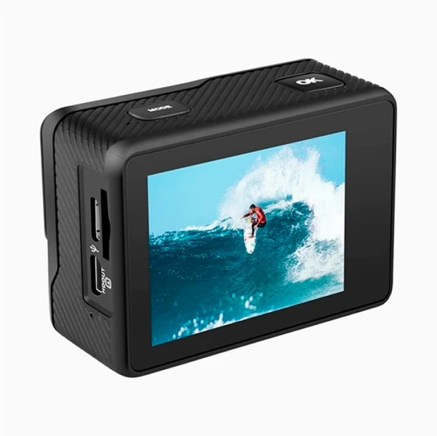 Экшн-камера спортивная Q80 с двумя дисплеями и пультом (9464) - фото 6