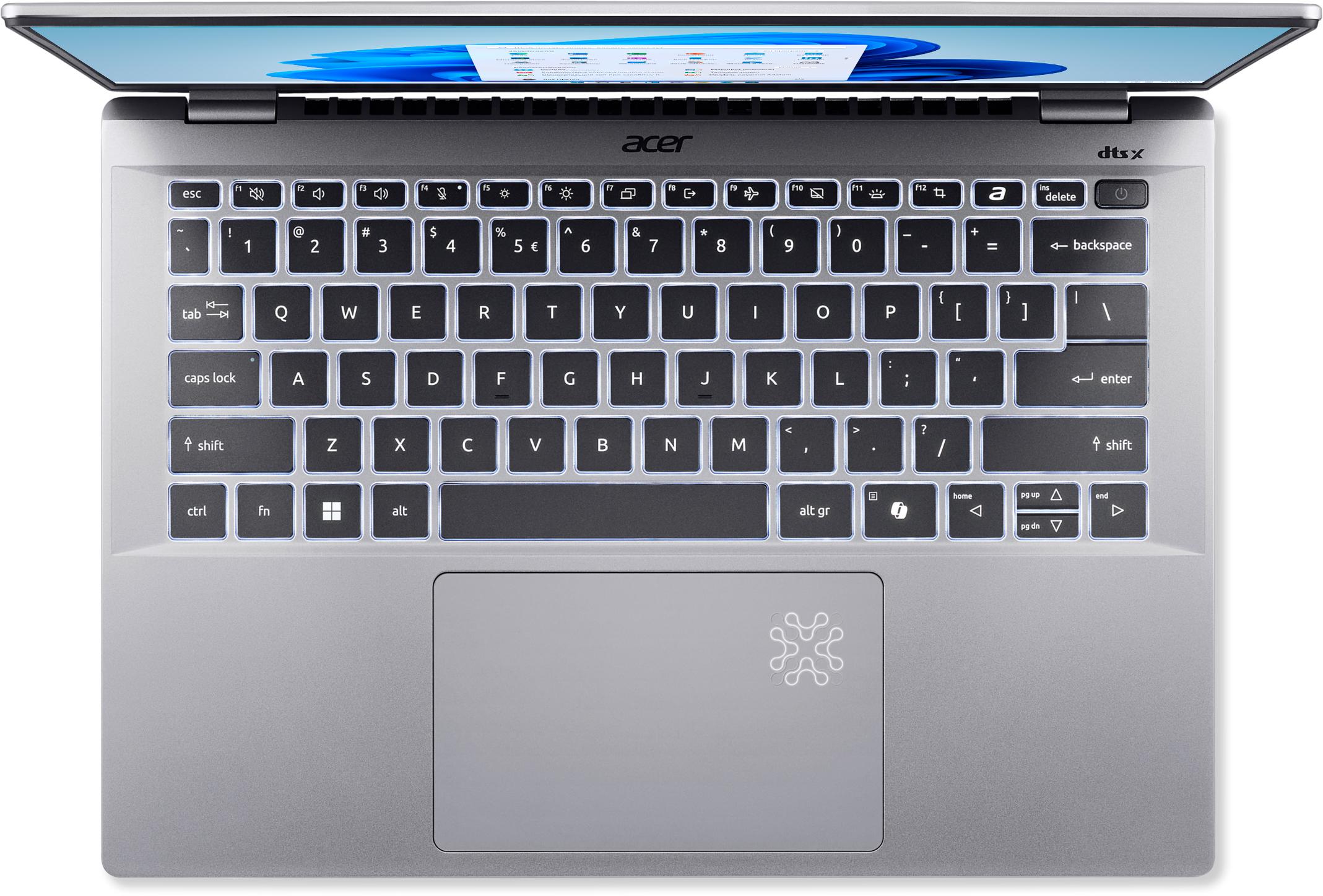 Ноутбук Acer Swift 14 AI SF14-61T Silver (NX.J1CEU.002) - фото 2 Ноутбук Acer Swift 14 AI SF14-61T Silver (NX.J1CEU.002) - фото 2