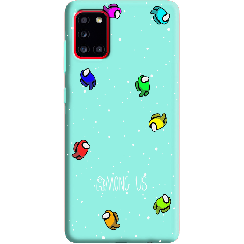 Чохол Boxface Samsung A315 Galaxy A31 Among Us Invisible М'ятний силікон (39470-bk76-39921)