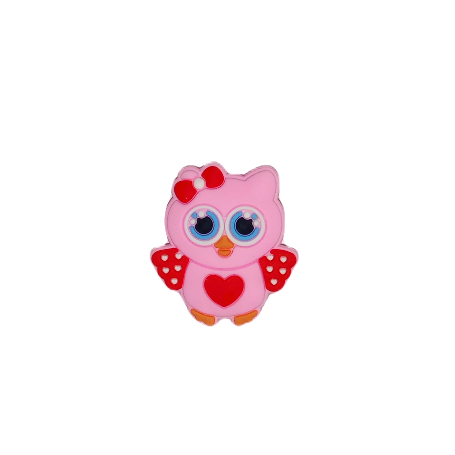 Джибитс для обуви JIBBITZ Сова №1154 Розовый (JIB1154)