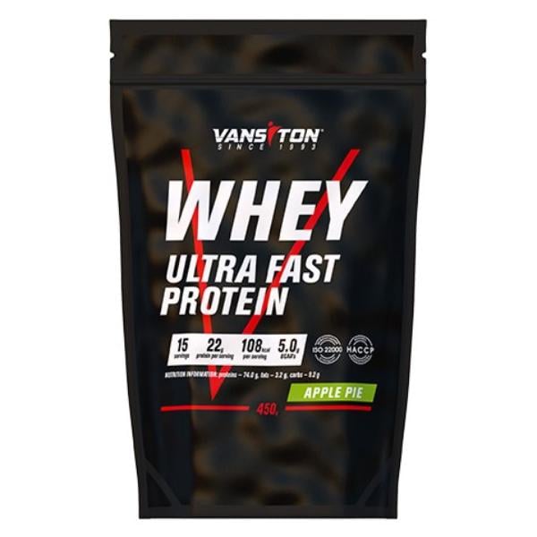 Протеин Vansiton Ultra Protein 450 г 15 порций Apple Pie (000026267)