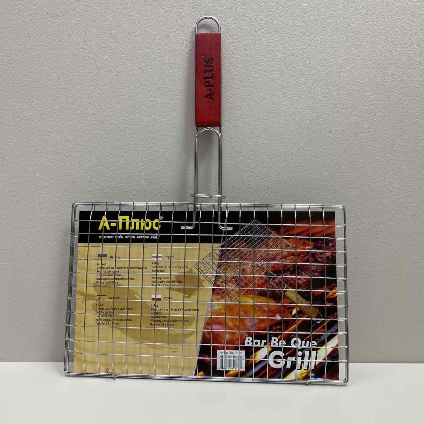 Решітка для грилю A-PLUS 1872 з хромованої сталі 34,5х21,5 см (2231255593)