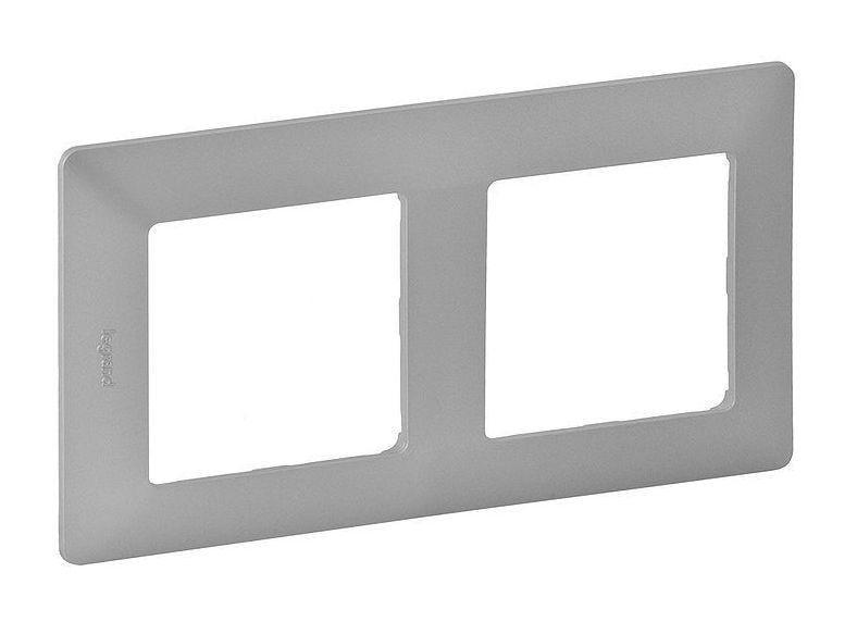 Рамка для розетки Legrand Valena Life 2 пости Алюміній (30370027) Рамка для розетки Legrand Valena Life 2 пости Алюміній (30370027)