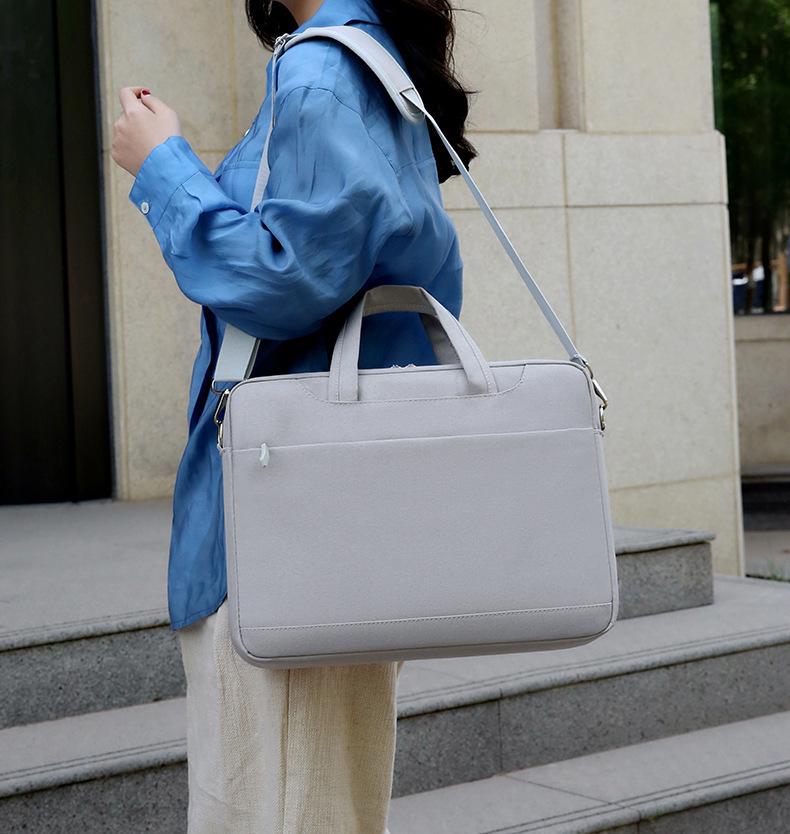 Сумка для ноутбука 17-17,3" протиударна велика Сіра (IBN048S) - фото 15