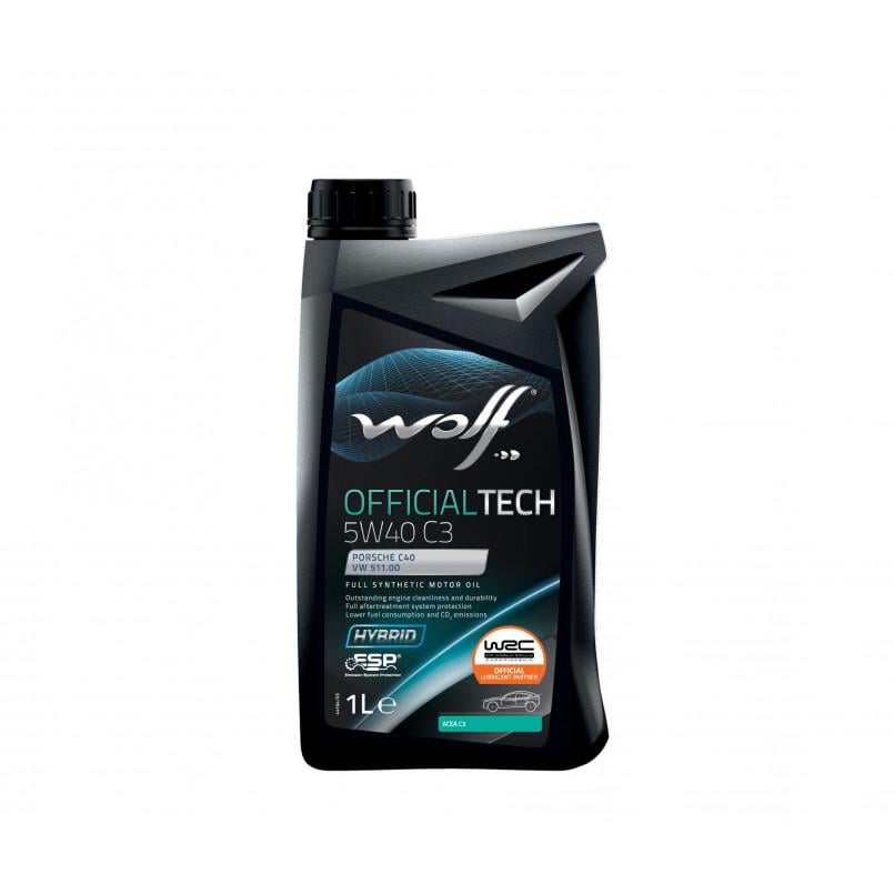 Моторное масло WOLF OFFICIALTECH 5W40 C3 1 л