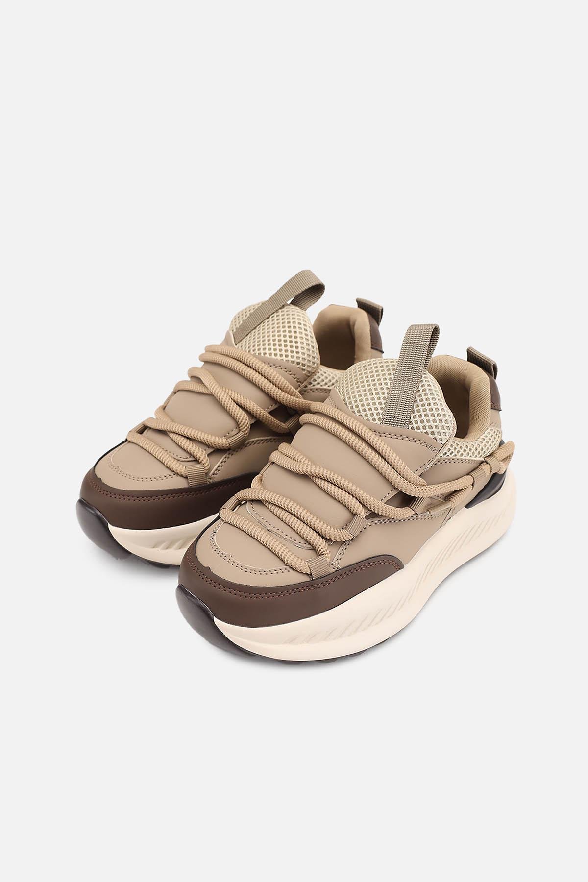 Кроссовки для девочки ЦБ-00276320 р. 34 Коричневый (SKT001064651) - фото 3