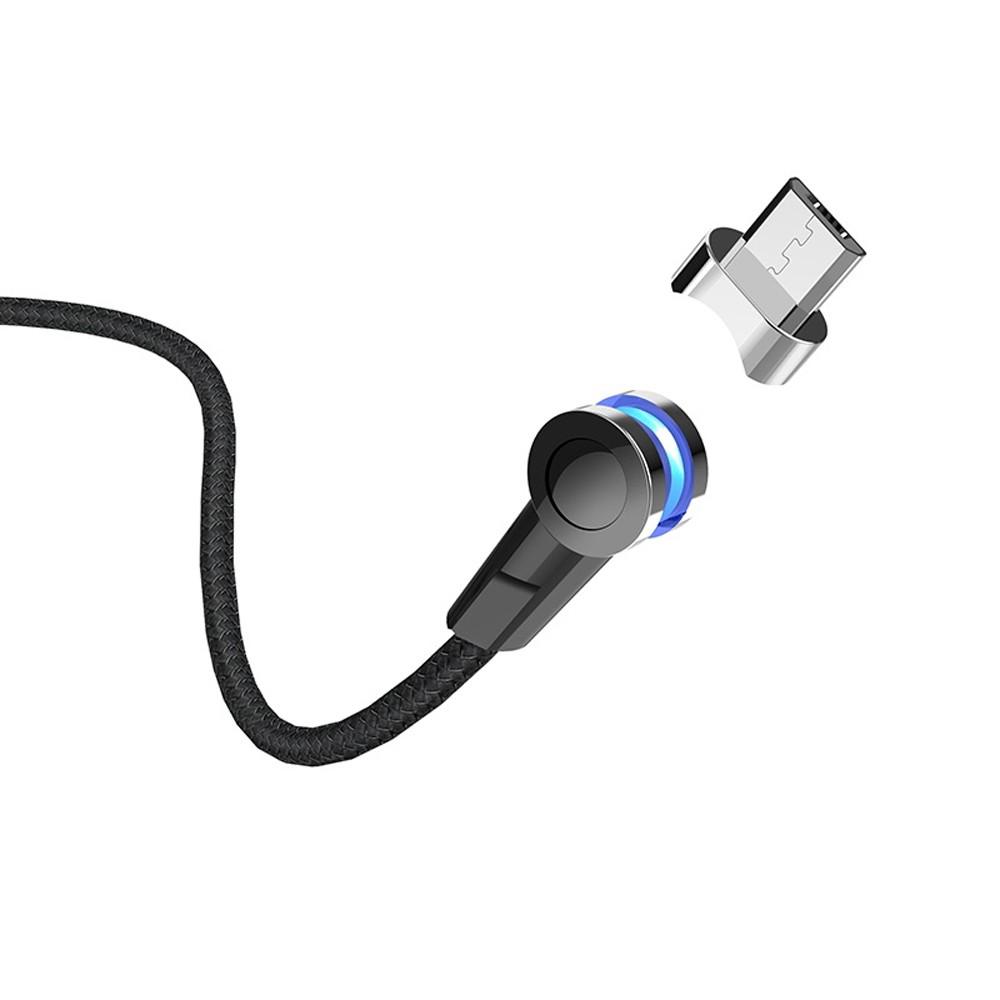 Кабель Hoco S8 Magnetic charging cable for Micro Black - фото 3 Кабель Hoco S8 Magnetic charging cable for Micro Black - фото 3