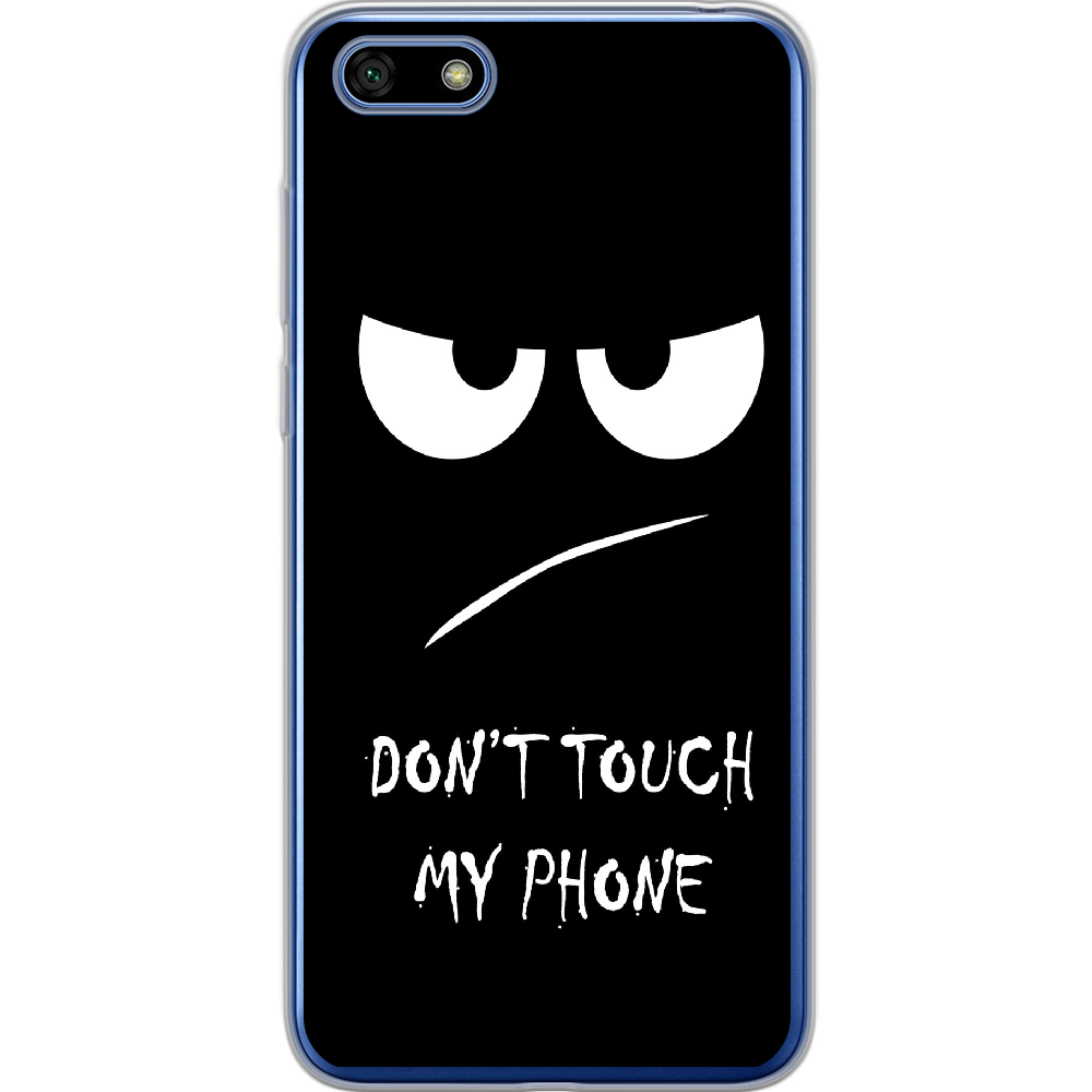 Чехол BoxFace Huawei Y5 2018 Don't Touch my Phone Прозрачный силикон (33370-up535-33370)