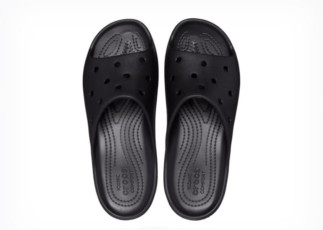 Сабо жіночі Crocs Classic Platform Slide M5W7 р. 37/38 23 см Black (208180) - фото 4 Сабо жіночі Crocs Classic Platform Slide M5W7 р. 37/38 23 см Black (208180) - фото 4