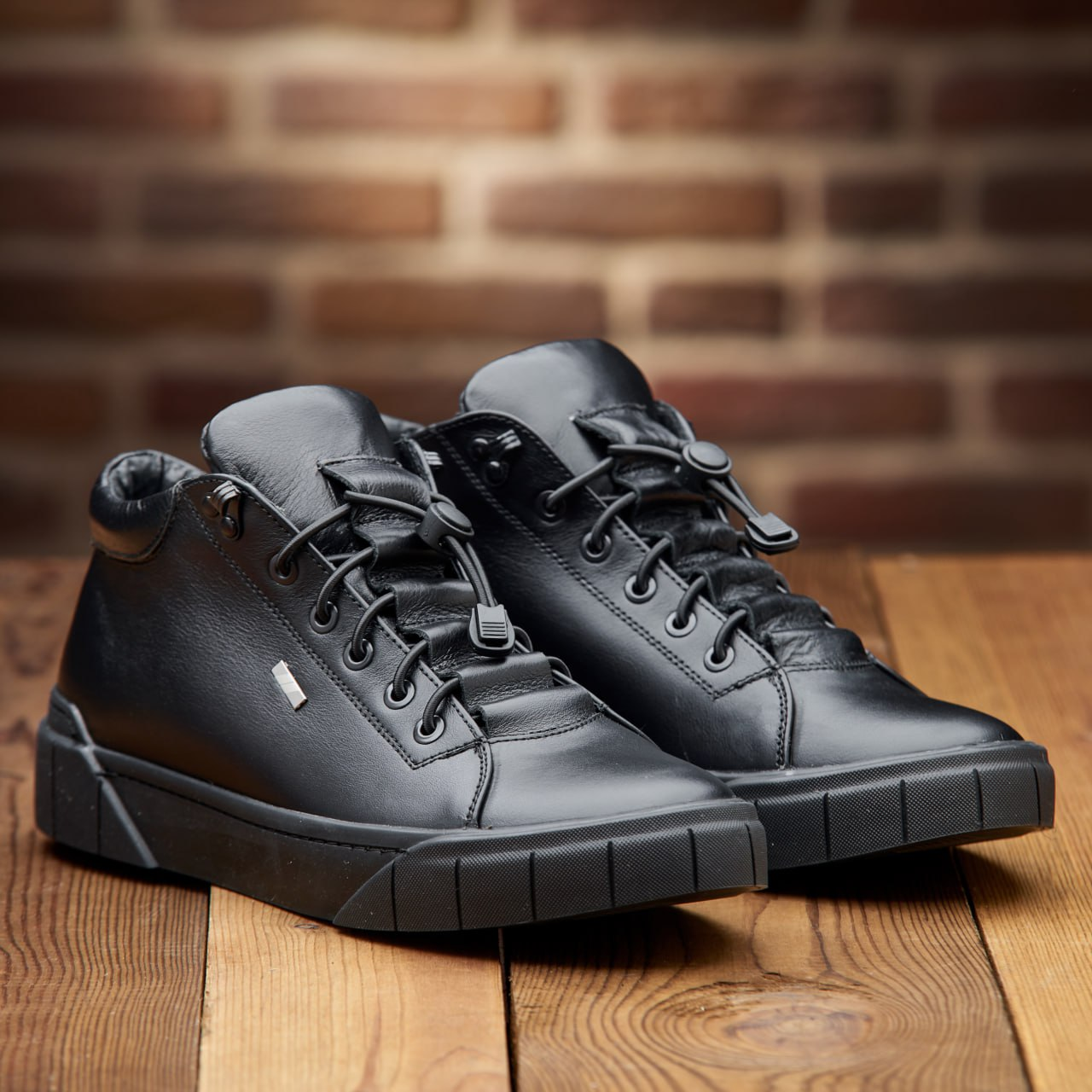 Черевики чоловічі зимові класичні на блискавці Barzoni р. 44 29 см Чорний (30241285)