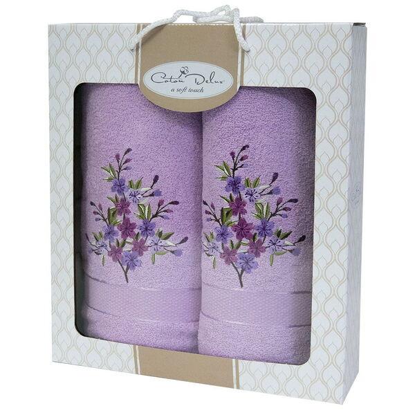 Набор полотенец Gursan Cotton Malina Светло-сиреневый (14319237)