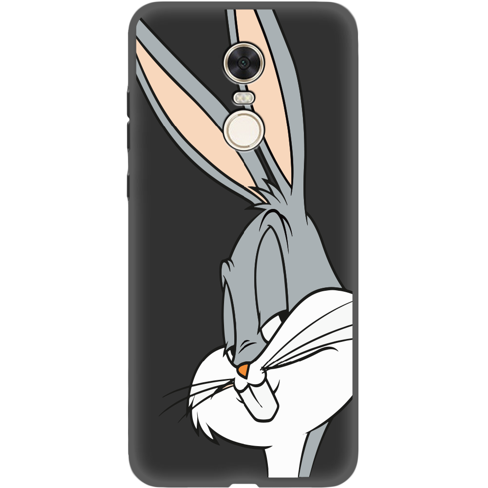 Чехол BoxFace Xiaomi Redmi 5 Plus Lucky Rabbit Черный силикон (32522-bk81-34772)