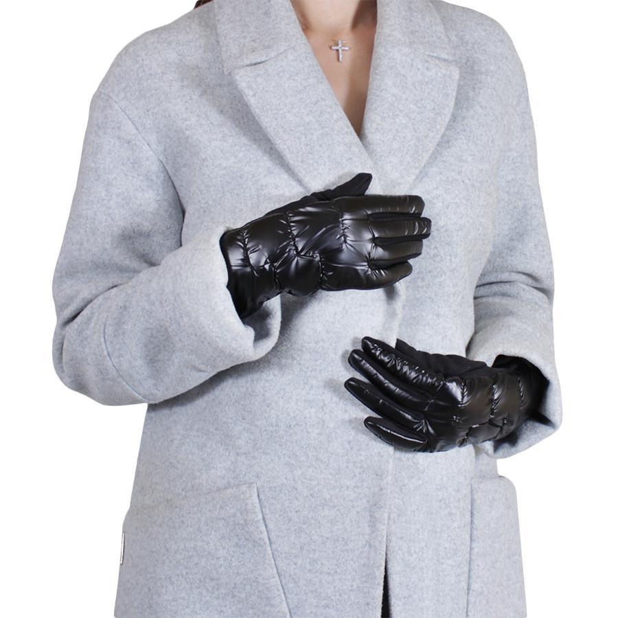 Рукавички жіночі текстильні D24097-1T демісезонні сенсорні S/6,5"/17 см Чорний (2394256013) - фото 2 Рукавички жіночі текстильні D24097-1T демісезонні сенсорні S/6,5"/17 см Чорний (2394256013) - фото 2