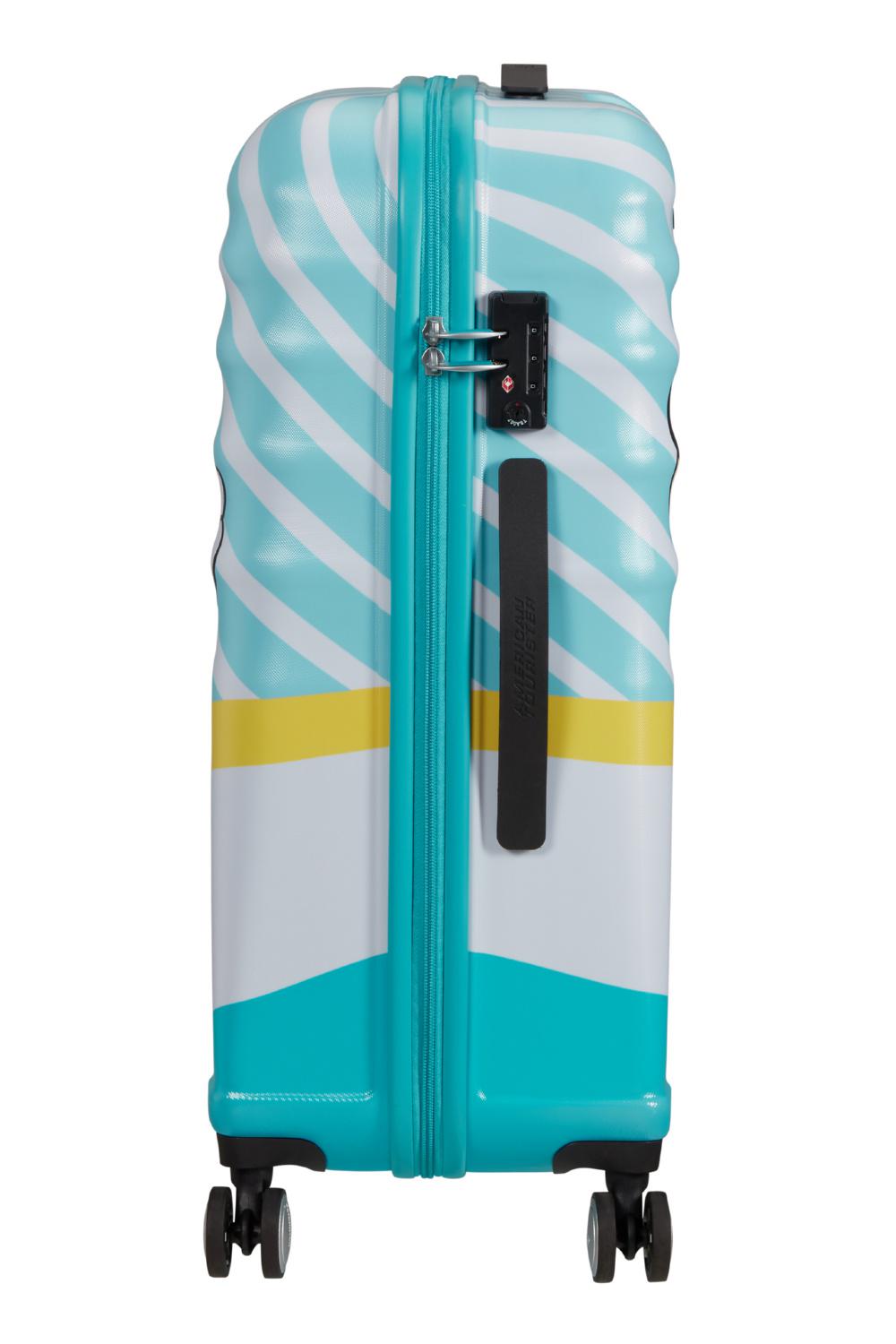 Валіза American Tourister Wavebreaker Disney - Kiss 67х47х26 см Блакитний (31C/31004) - фото 4