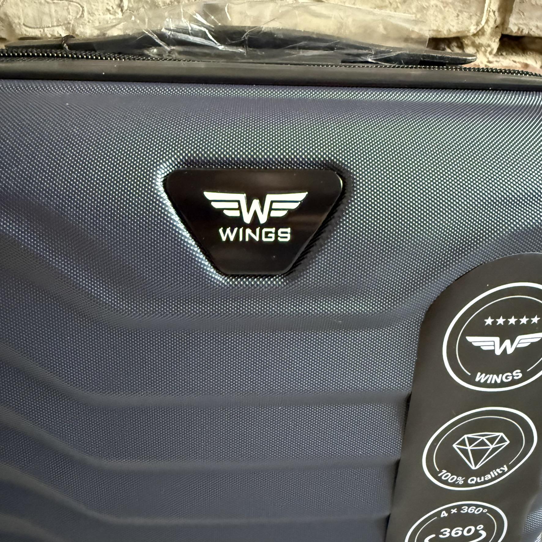 Міні-валіза Wings PEA01 дорожня XXS Синій (26630744) - фото 5 Міні-валіза Wings PEA01 дорожня XXS Синій (26630744) - фото 5