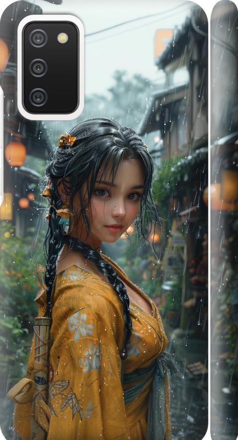 Чехол на Samsung Galaxy A02s A025F Anime-girl (6133m-2203-42517)