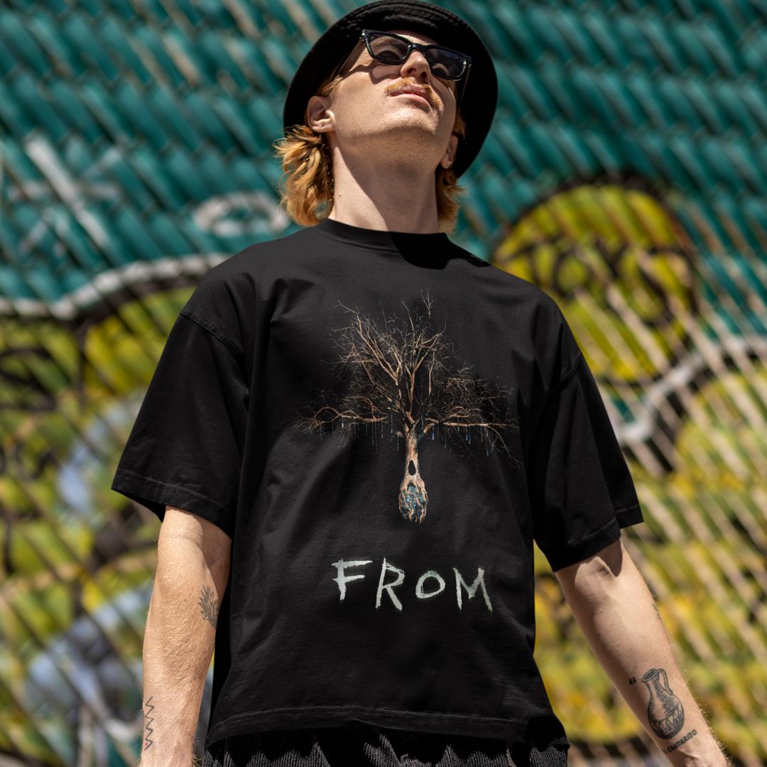 Футболка унисекс From Tree 4XL Черный (0000014842)