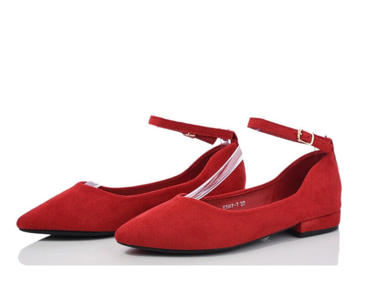 Туфли женские Loretta E58775/38 р. 38 24,5 см Красный