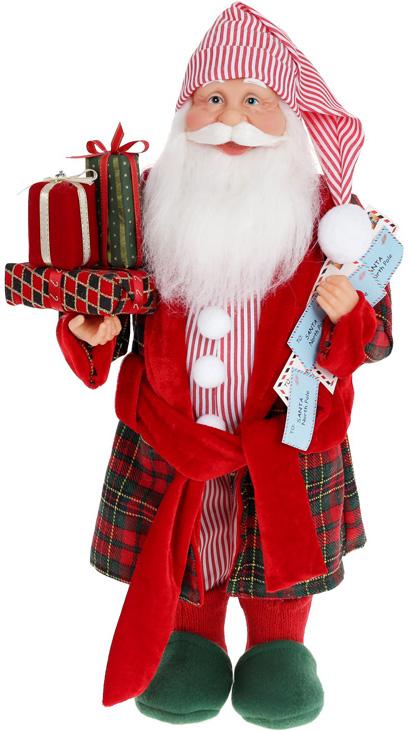 Мягкая игрушка Санта в Пижаме 20,5х13х46 см Красный (BD-845-248)