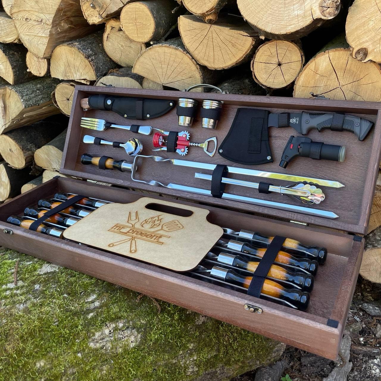 Набор шампуров Гриль Gradient в кейсе (19305173)