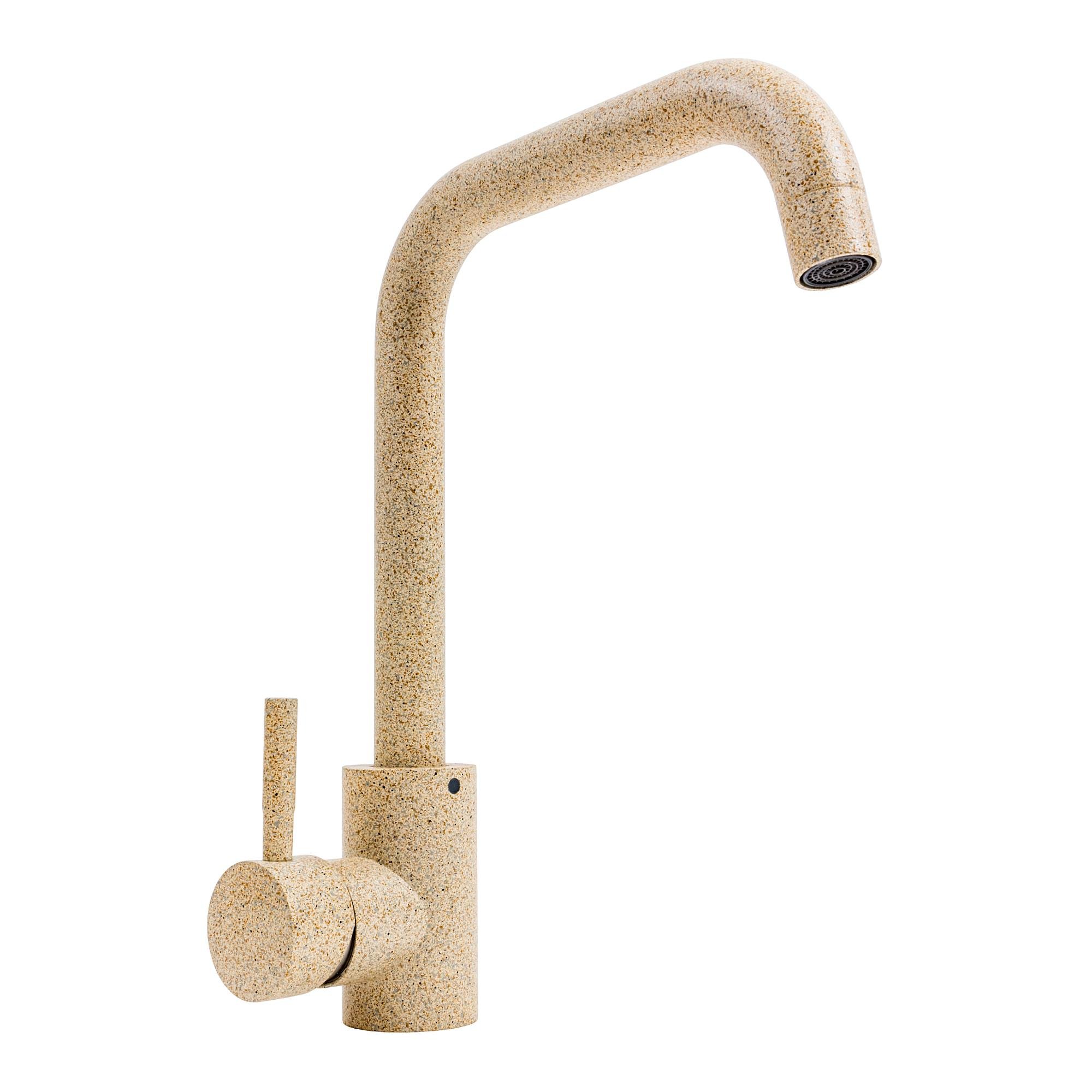 Смеситель для кухни Platinum NS02B (3008B-NA) PLS-A39977 однорычажный Бежевый (195775)