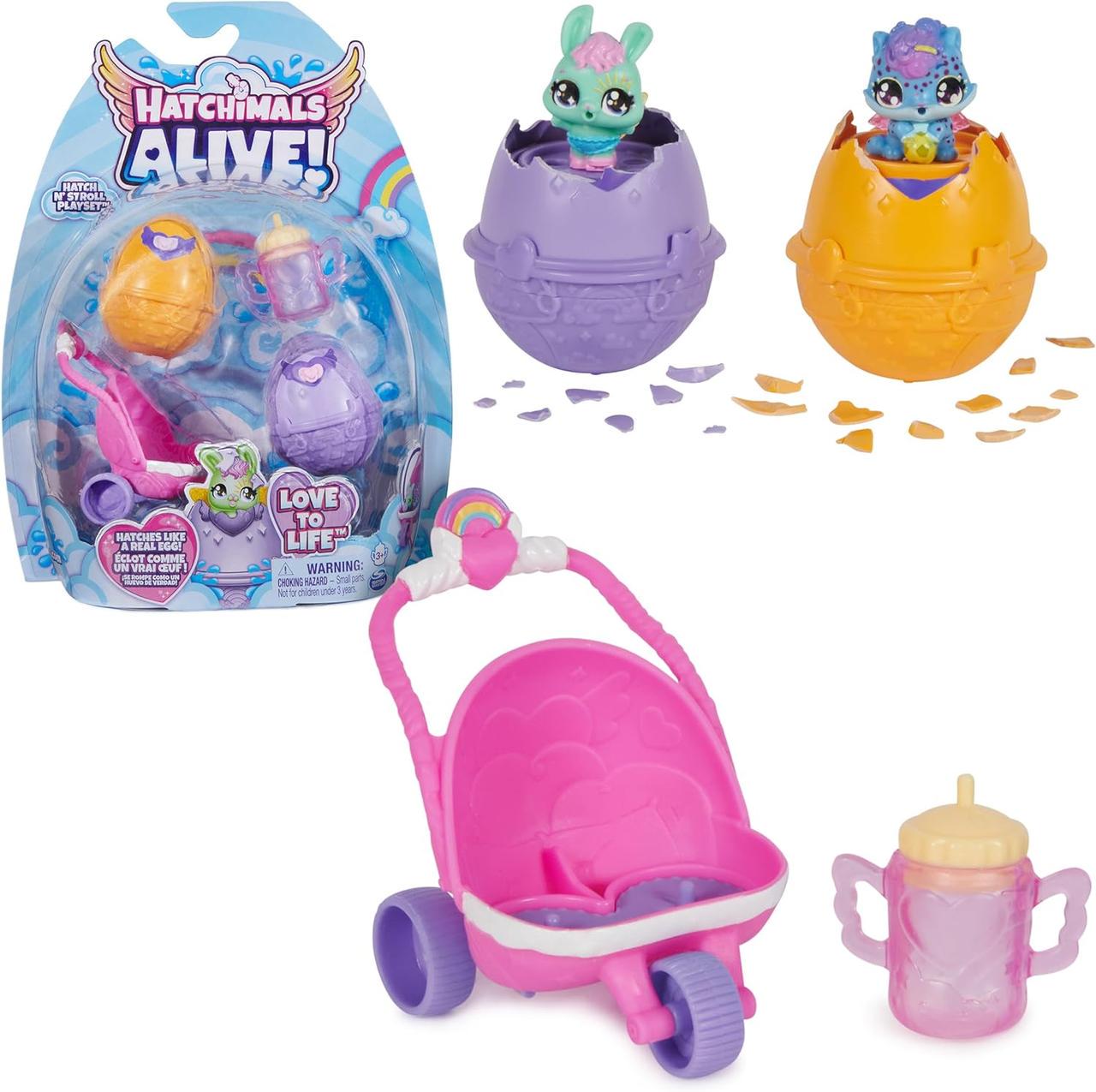 Игровой набор Хэтчималс с коляской Hatchimals Alive Hatch N' Stroll Playset with Stroller (6067741)