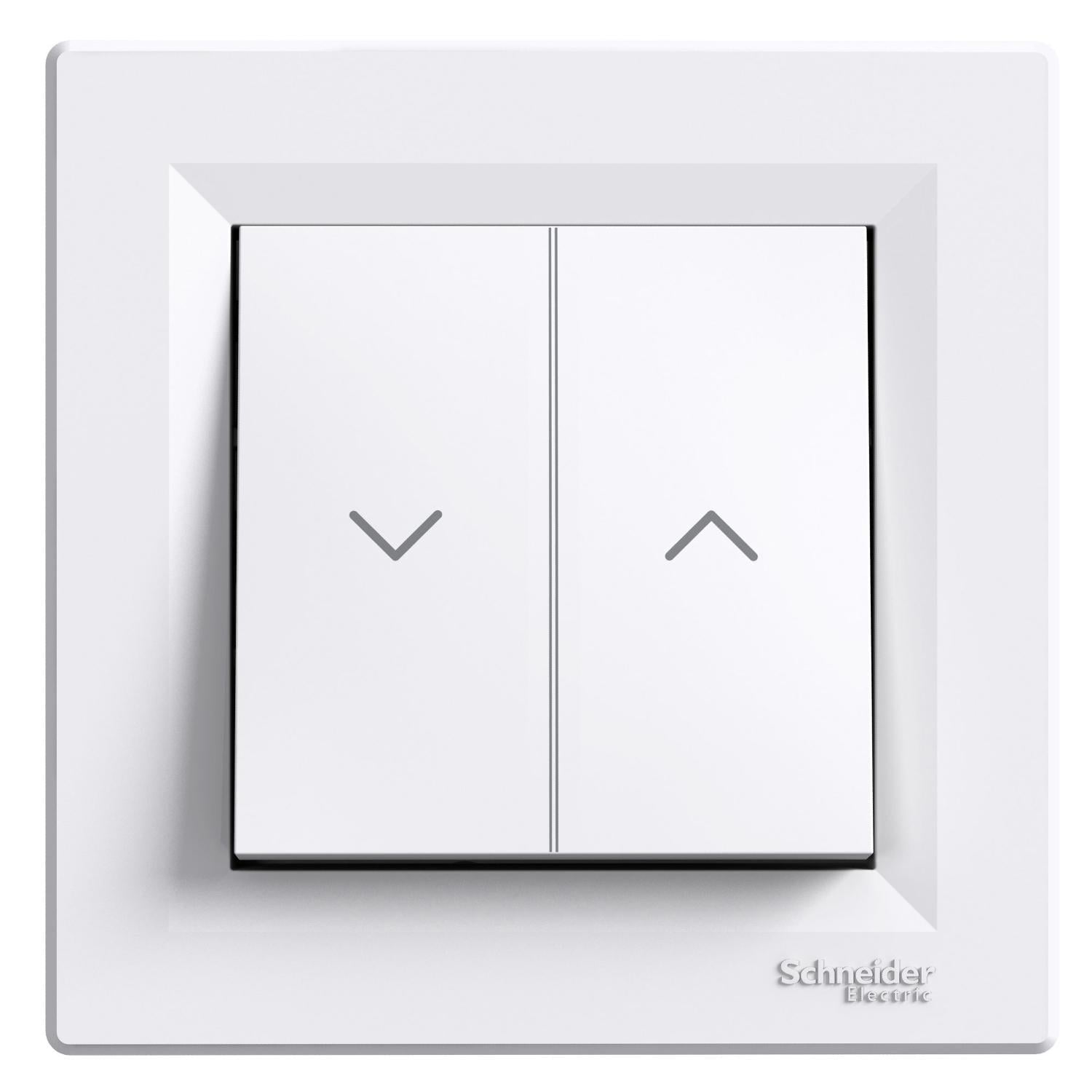 Выключатель для жалюзи Schneider Electric Asfora Белый (EPH1300121) Выключатель для жалюзи Schneider Electric Asfora Белый (EPH1300121)