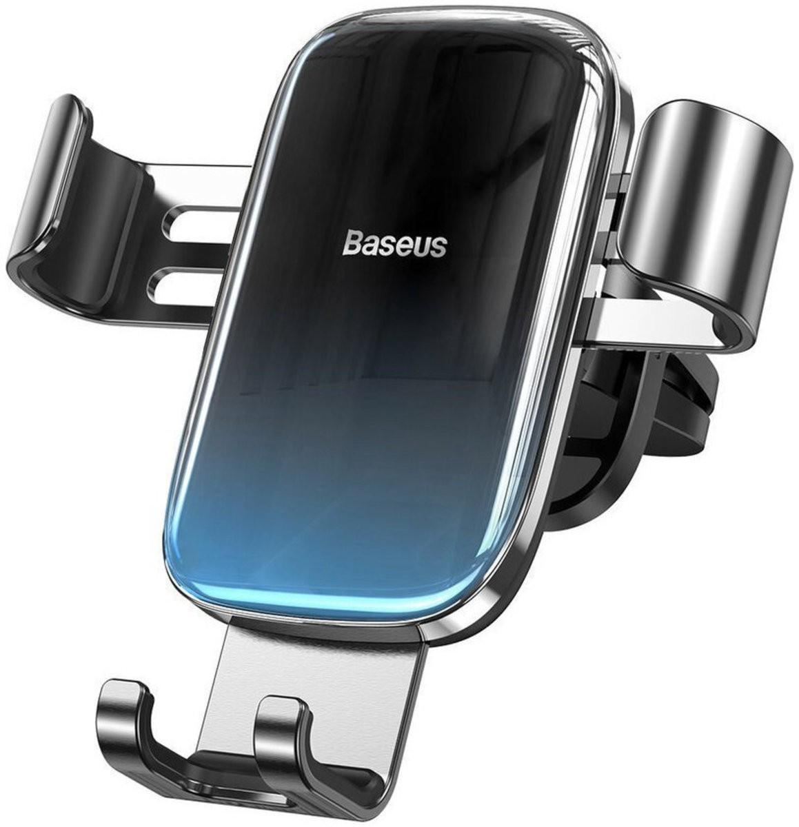 Автодержатель Baseus Glaze Gravity Car Mount для мобильных на дефлектор Black (SUYL-LG01)