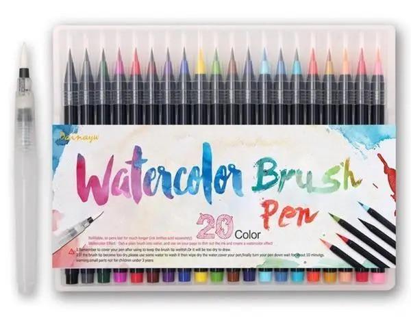 Маркеры Touch Smooth на спиртовой базе 12 шт. и 20 шт. акварельная с кисточкой (1801953756) Маркеры Touch Smooth на спиртовой базе 12 шт. и 20 шт. акварельная с кисточкой (1801953756)