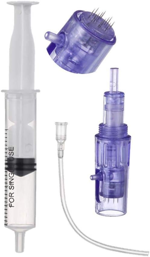 Картридж на 12 голок для аквадермапену з подачею рідини та шприцом