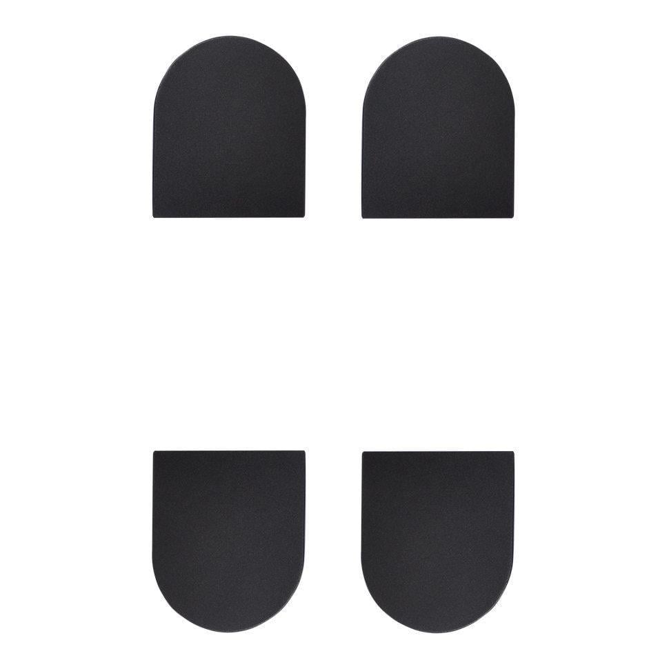 Колпачки для скрытой петли AGB Eclipse 2,0 4 шт. Черный (E30200.11.93)