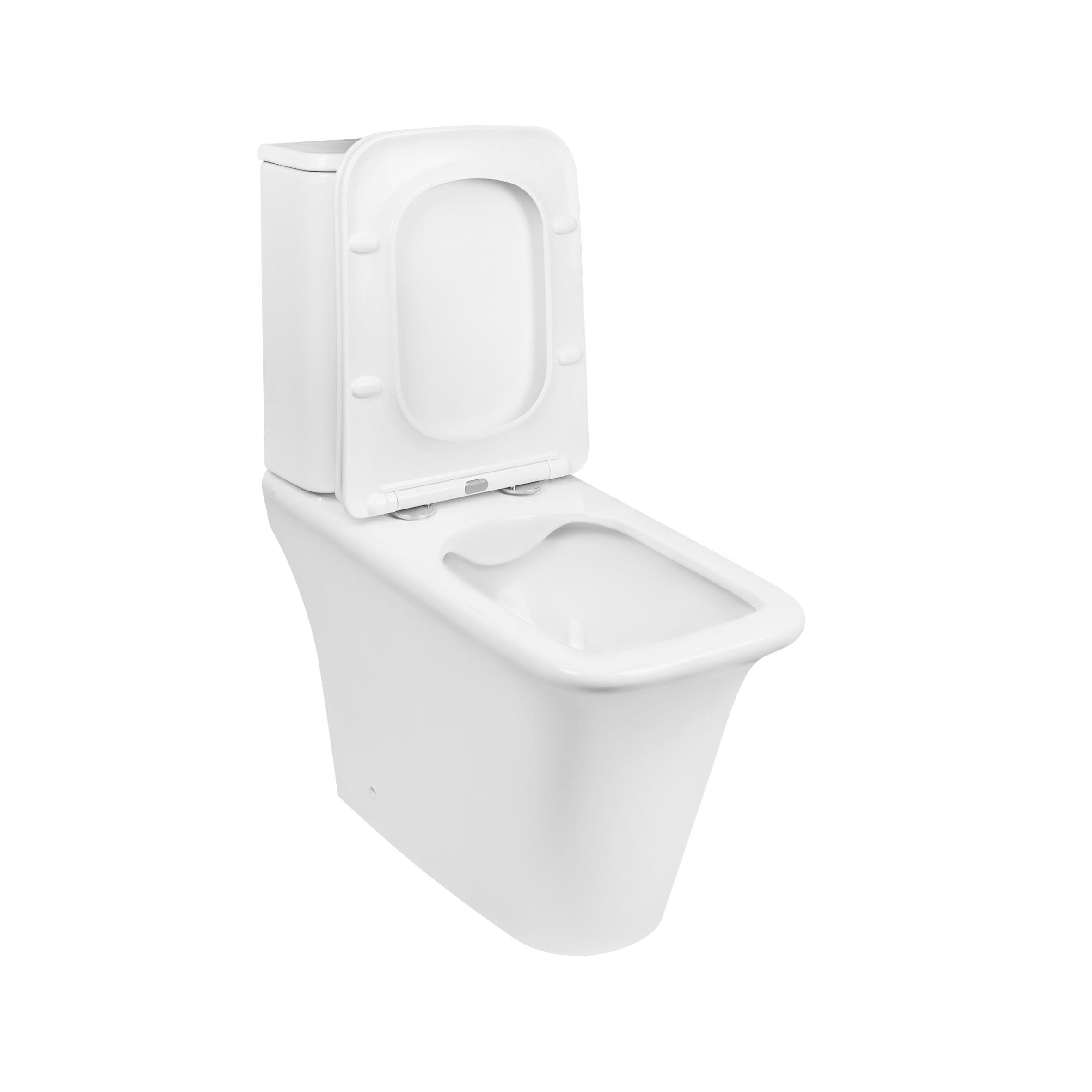Унитаз-компакт Qtap Kalao безободковый с сиденьем Soft-close (QT08221213AW) - фото 13