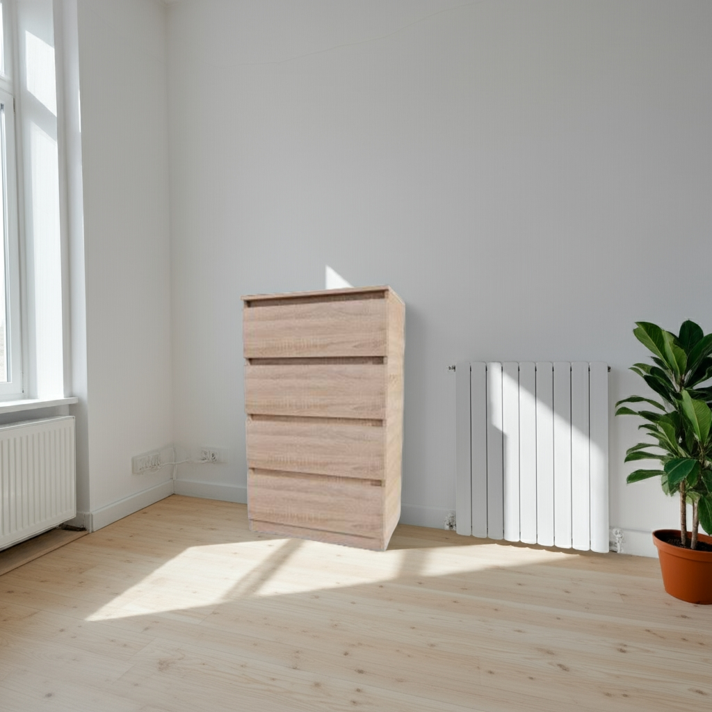 Комод MEBEX на 4 шухляди 60х40х100 см Дуб Сонома (VM4B600DS) - фото 3