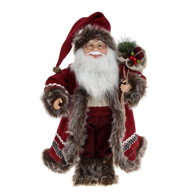 Новогодняя декорация Flora Санта 45 см (12747)