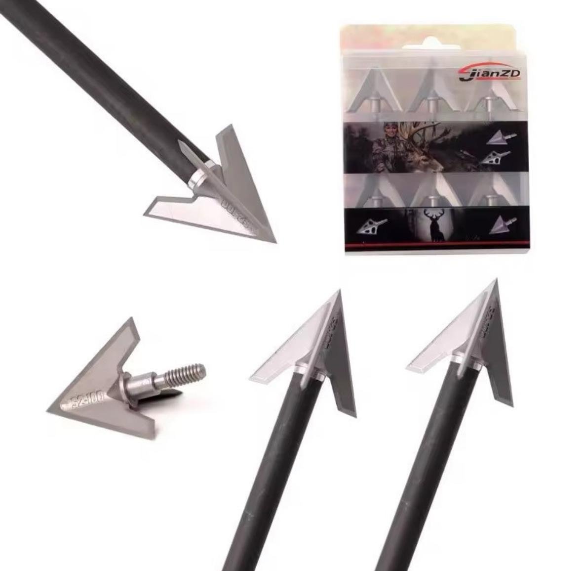 Накінечник мисливський до стріли від лука Broadhead S2 100 г (sfu-l-nak-0001) - фото 3 Накінечник мисливський до стріли від лука Broadhead S2 100 г (sfu-l-nak-0001) - фото 3