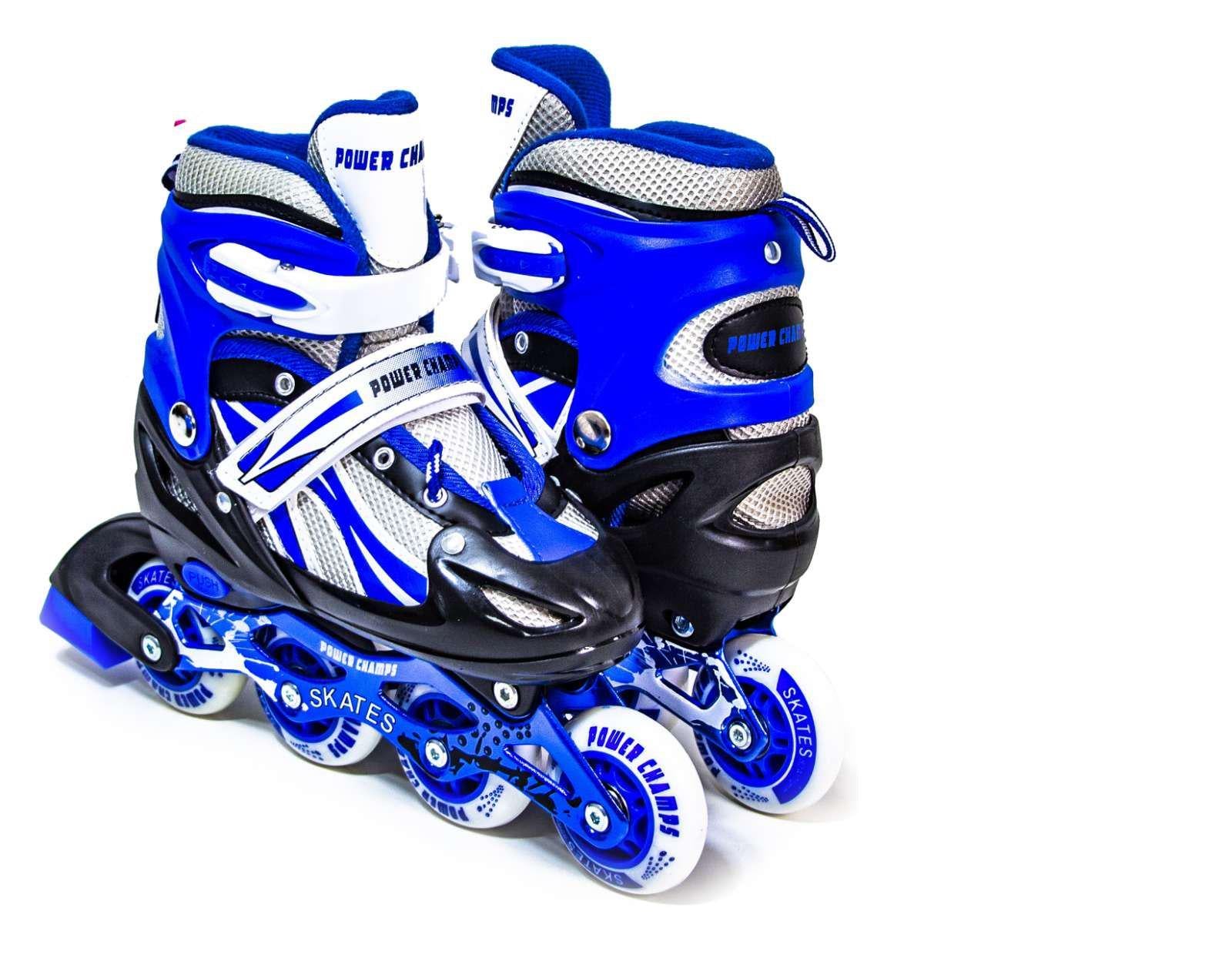 Комплект роликов Power Champs р. 34-37 Blue (1169668381)