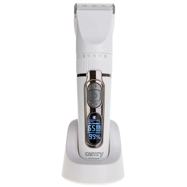 Машинка для стрижки волос Camry CR 2841 профессиональная аккумуляторная с LCD дисплеем White - фото 7 Машинка для стрижки волос Camry CR 2841 профессиональная аккумуляторная с LCD дисплеем White - фото 7