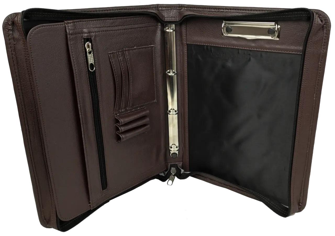 Папка ділова для документів зі штучної шкіри Exclusive Темно-коричневий Папка ділова для документів зі штучної шкіри Exclusive Темно-коричневий