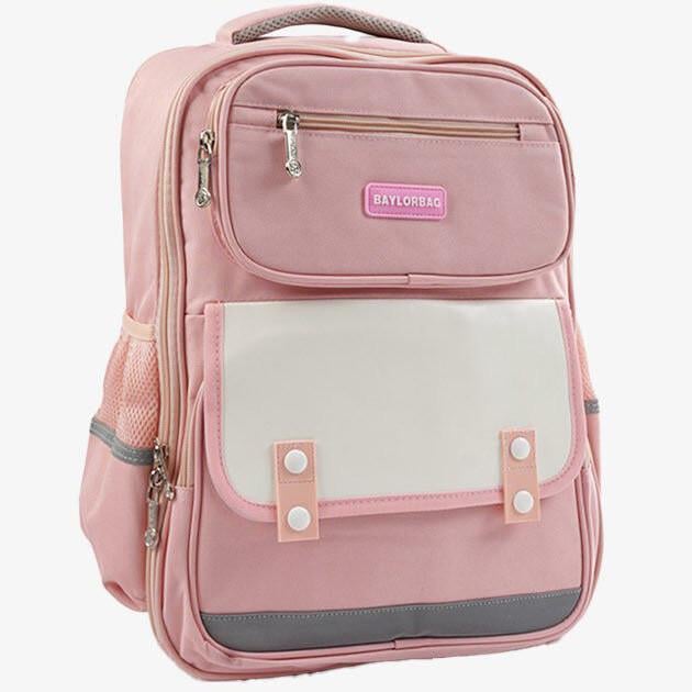 Школьный рюкзак для девочки 1 отделение/5 карманов/молния/нагрудный ремень/регулируемые лямки 45 см (28443806)