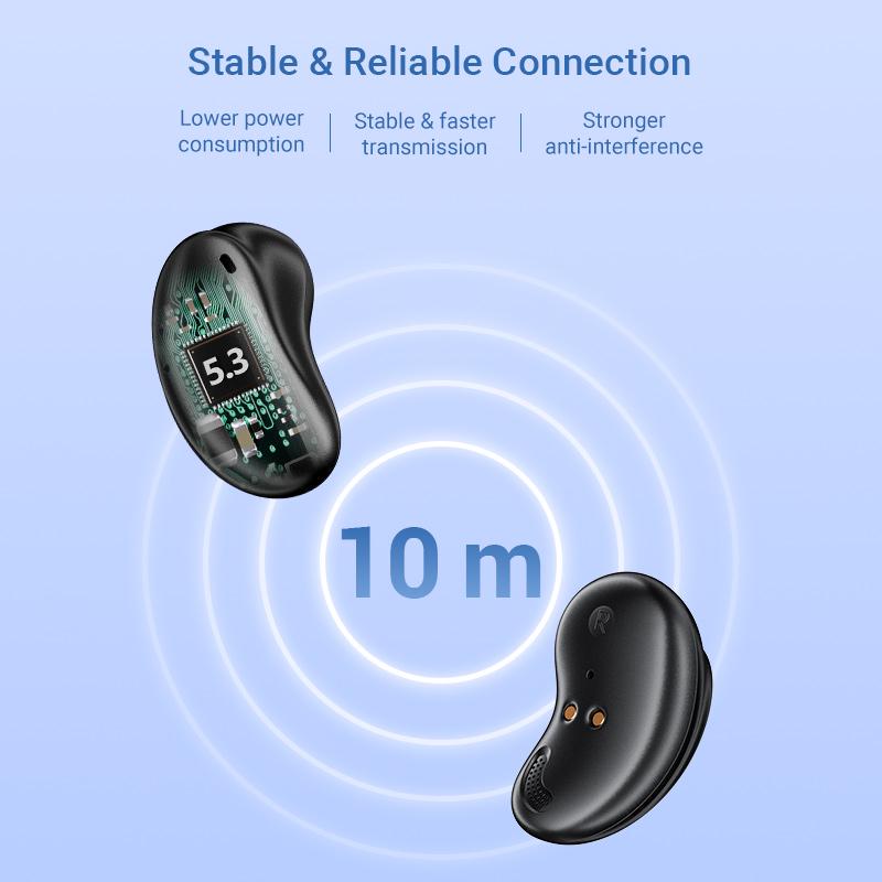 Навушники бездротові Vention Tiny T11 Bluetooth 5.3 з AI-шумозаглушенням TWS 13 мм 25 год відтверення AAC/SBC Hi-Fi Чорний (NBJB0) - фото 12 Навушники бездротові Vention Tiny T11 Bluetooth 5.3 з AI-шумозаглушенням TWS 13 мм 25 год відтверення AAC/SBC Hi-Fi Чорний (NBJB0) - фото 12