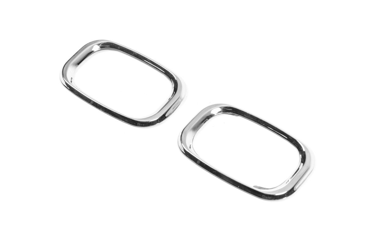 Накладки на поворотники Carmos для Toyota Hilux 2006-2015 гг. нержавеющая сталь Хром