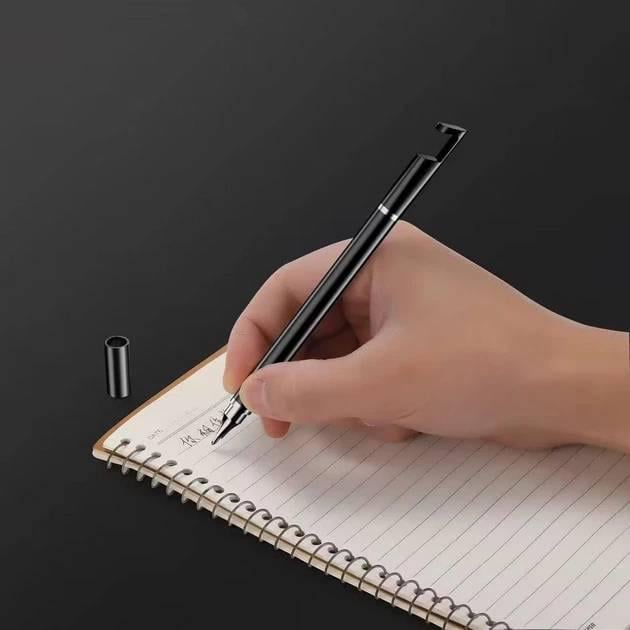 Стилус двосторонній для малювання 2в1 Чорний - фото 2 Стилус двосторонній для малювання 2в1 Чорний - фото 2