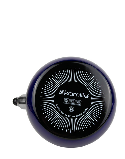 Чайник эмалированный со свистком 2,5л Синий (1039С) - фото 8 Чайник эмалированный со свистком 2,5л Синий (1039С) - фото 8