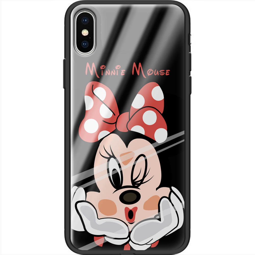 Чехол Boxface iPhone X Lady M Черный силикон со стеклом (32139-cc59-37734)