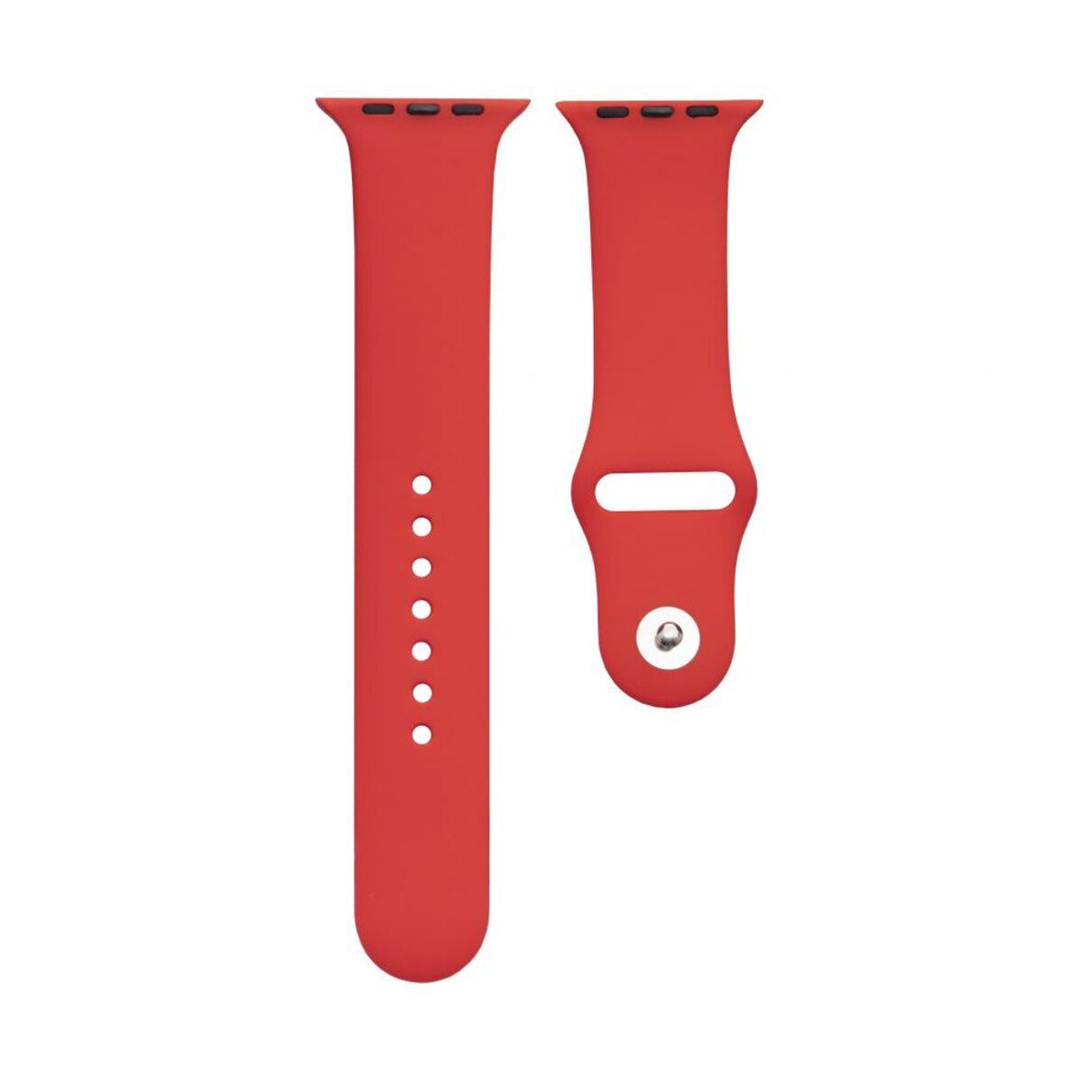 Ремешок Silicone Classic для часов Apple Watch 42/44/45/49 мм 14 Red