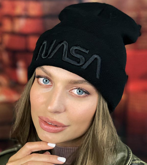 Шапка женская демисезонная Nasa 719W Черный (1991381874)