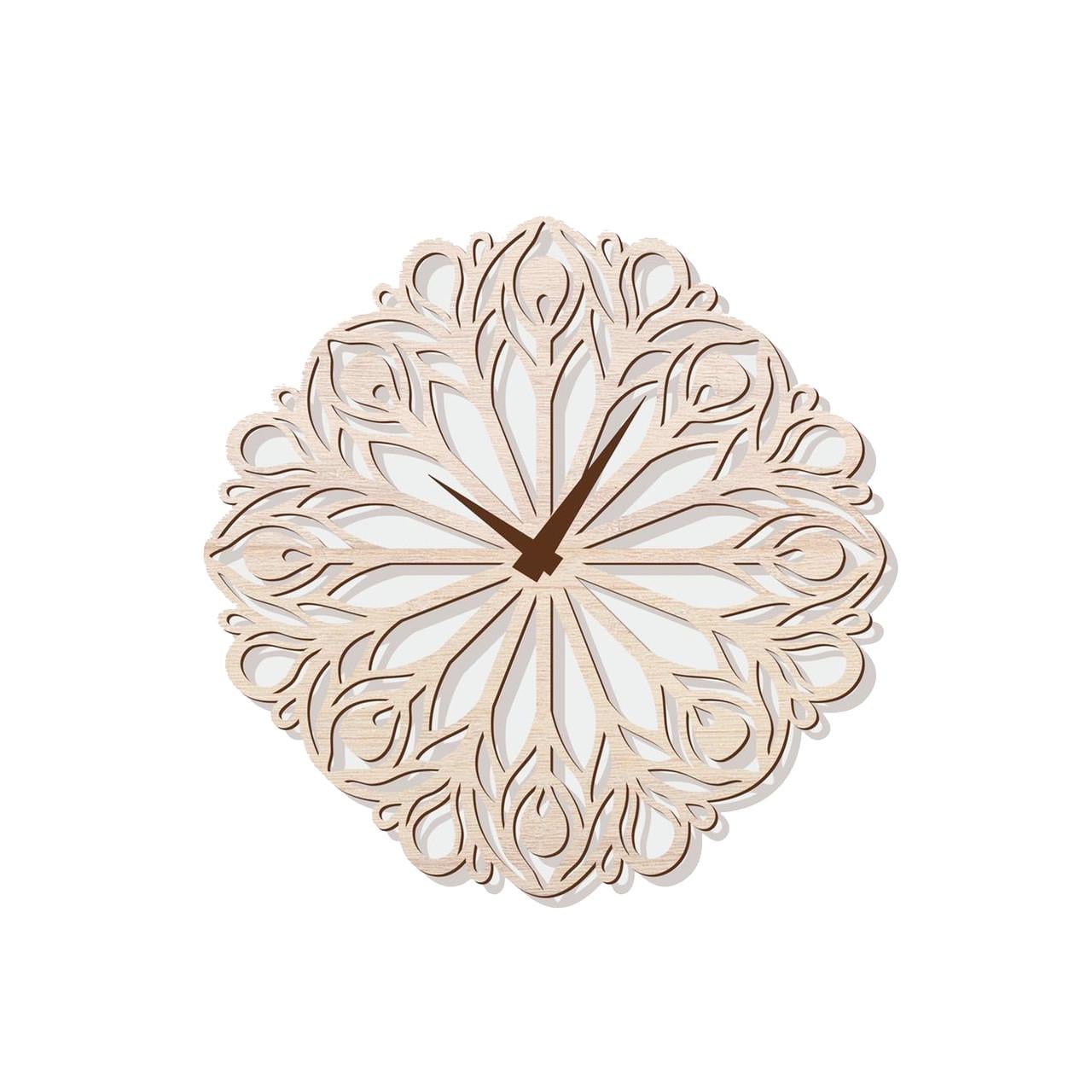 Годинник DecorWood із дерева 37 см Білий (а399)