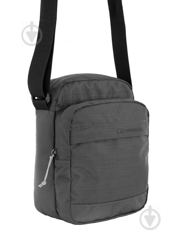 Сумка Lifeventure Recycled RFID Shoulder Bag Темно-Сірий - фото 5