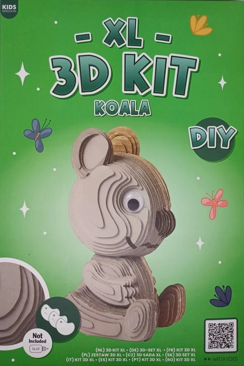Фигурка 3D бумажная Kids Kingdom XL DIY 31х21 см Фигурка 3D бумажная Kids Kingdom XL DIY 31х21 см