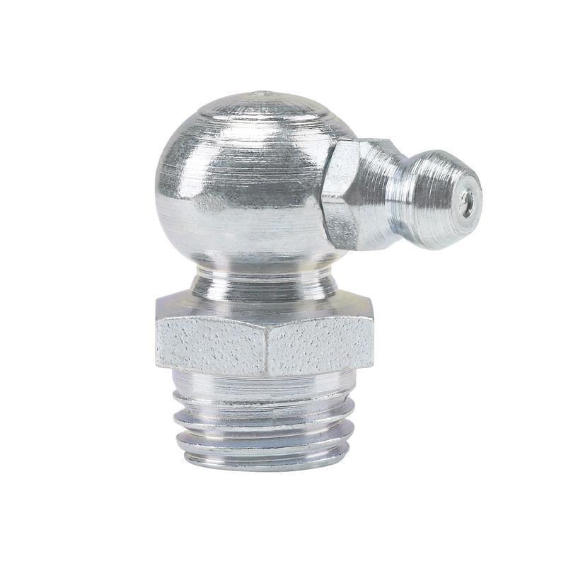 Масленка DIN71412C Metalvis М8 резьба 5,5 мм шаг 1 мм оцинкованная сталь 25 шт. (5MM200005MM2080C20)